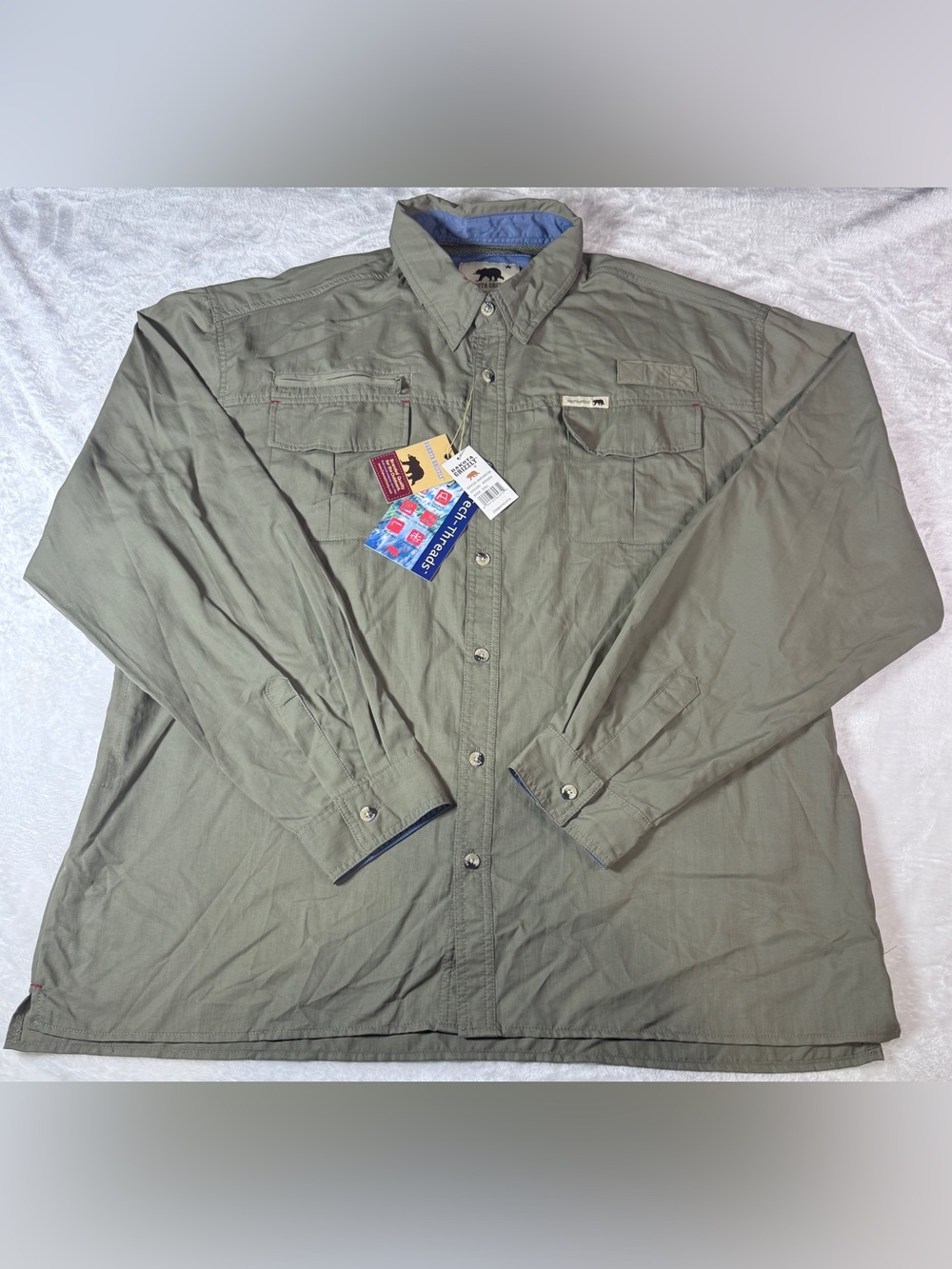 Dakota Grizzly XXL Men’s Outdoor Hiking Fishing Tech Shirt NWT